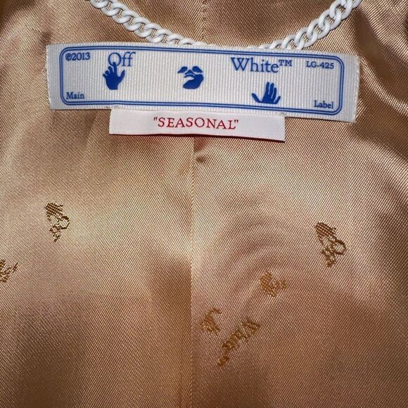 Off-White Zebra Print Blazer - Picture 5 of 8